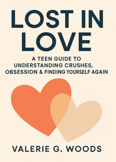 Lost In Love Cover with graphic image of two hearts