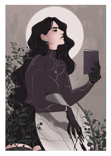 Character art for Lorne Atwater Blightshade by Alison Wright