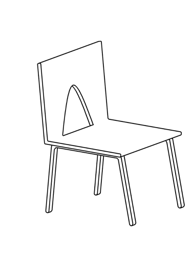 butaca clásica sencilla