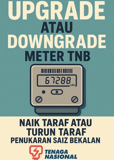 UPGRADE ATAU DOWNGRADE METER TNB