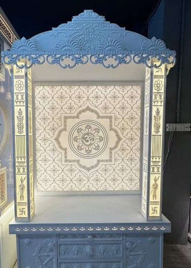 Pillar with om Taj 9760103020