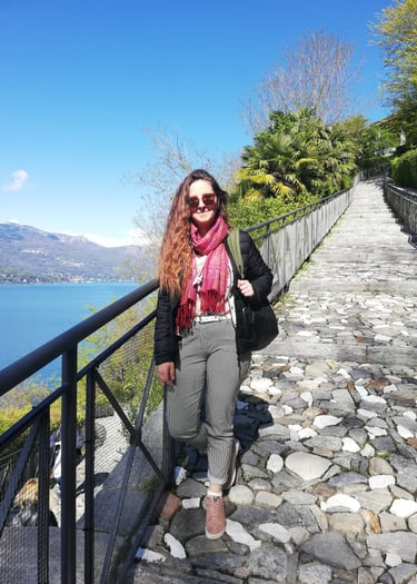 Dzūkaitė keliaujanti Italijoje