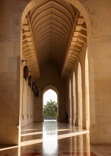 grande-moschea-muscat-corridoio