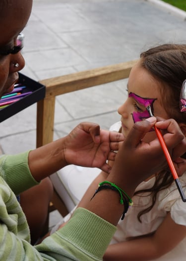 A face paint mask design