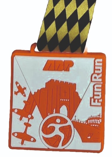 Fun Run Silicone Medal