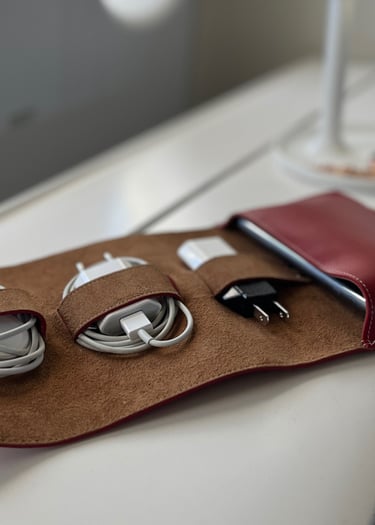 pochette de rangement pour cable pour le voyage