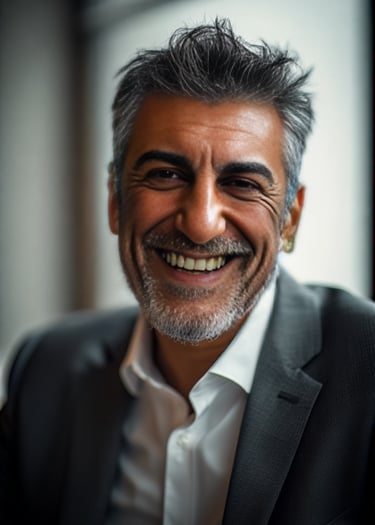 Kashif Gupta; Photographed at Washington DC art gallery opening, 2019