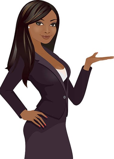 black businesswoman image