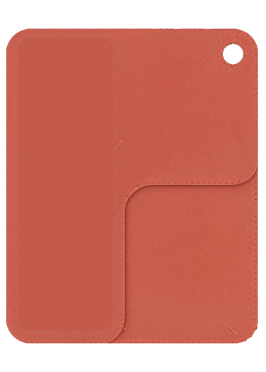 Wzornik koloru : Cegła z Barbakanu - używanego do druku naszych magnesów z Syrenkami Warszawskimi