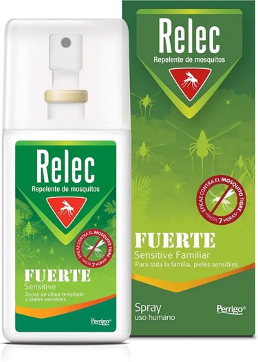 Relec Repelente de Mosquitos 75 ml, Sin Olor ni Alcohol