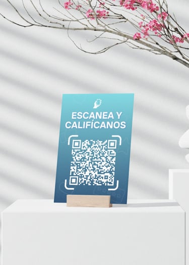 Código QR de reseñas