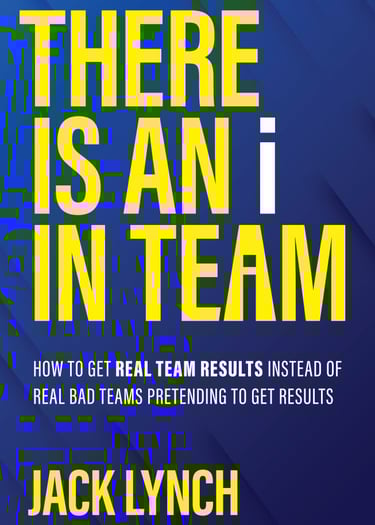 There is an I in Team Front Book Cover