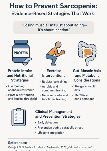 Prevent Sarcopenia: Evidence-Based Strategies for Muscle, Protein & Strength