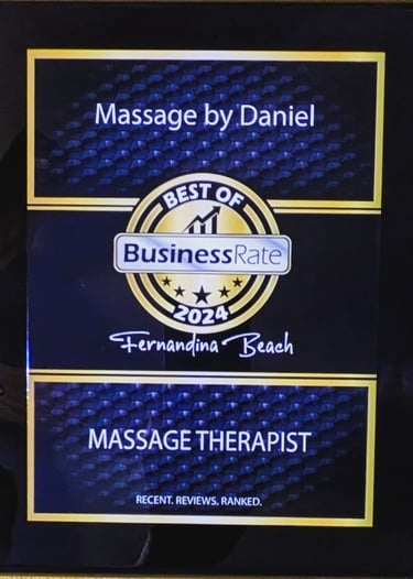 Best massage award in Fernandina Beach