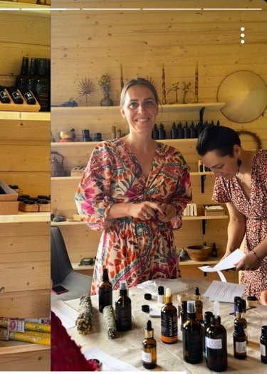 renginiai smilkalai gongai arbata moteru stovykla