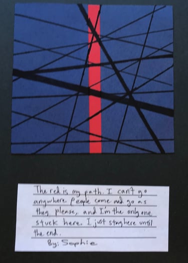 cut paper project and artist interperpretation