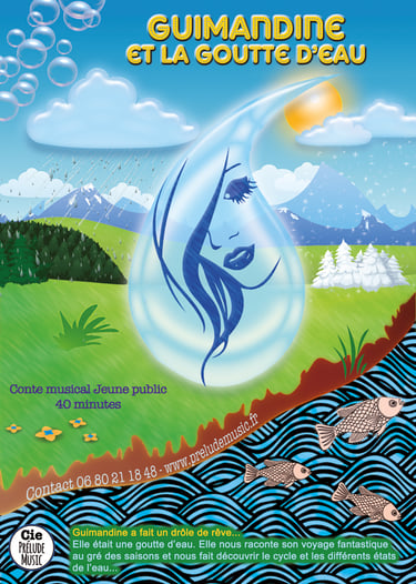 Guimandine et la goutte d'eau