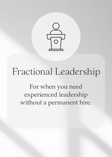 Fractional Leadership