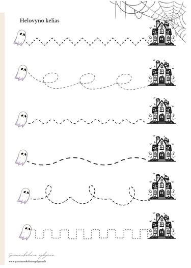 Nemokamos užduotys PDF Helovynas