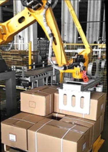 integración en México robot industrial chino de calidad estun para aplicación de paletizado