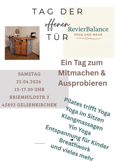 Flyer Bild Tag der offenen Tür RevierBalance