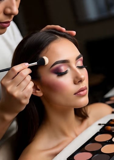 Professional makeup and hair styling service for special events in Kuala Lumpur beauty salon
