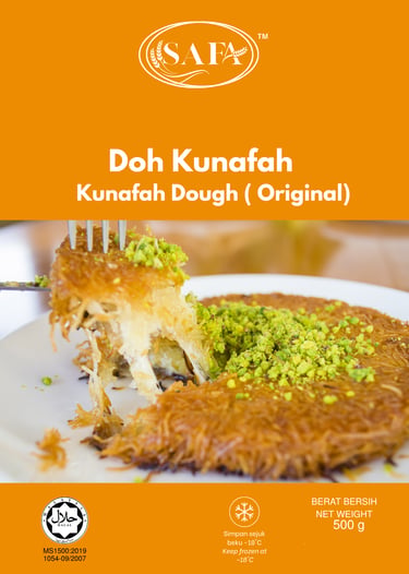  halal kunafa dough roasted supplier malaysia