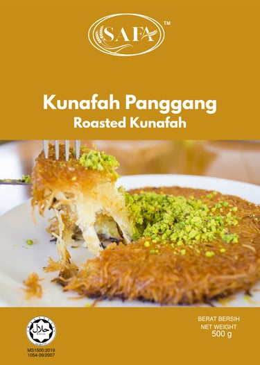  halal kunafa dough roasted supplier malaysia