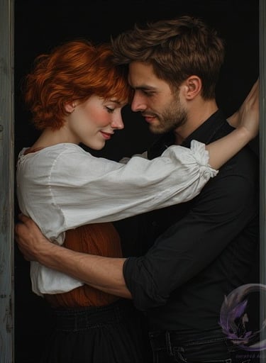 Claudie and Trev meeting, by Ophelio