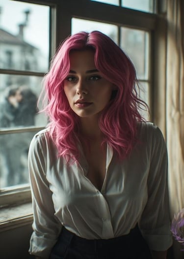 Vera alla finestra, di Ophelio