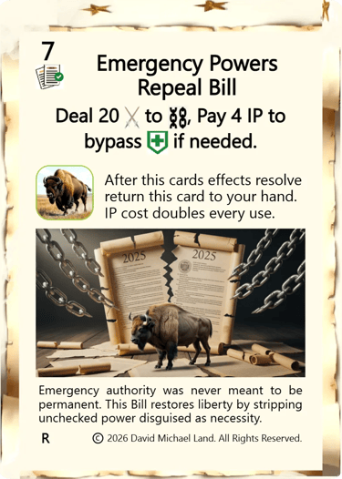 Emergency Powers Repeal Bill
