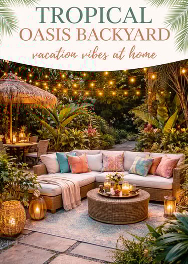 Tropical Oasis backyard ideas