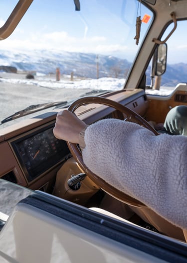 A cosy roadtrip with a DIY Build Campervan