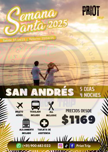 VIAJA DESDE LIMA PERU A SAN ANDRES EN SEMANA SANTA