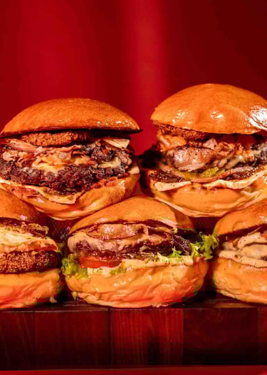 Hamburguesas artesanales en Restaurante Rustic en La Tebaida Quindío