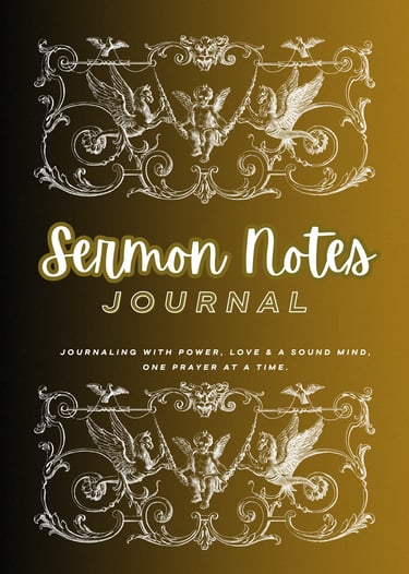 Sermon Notes Journal