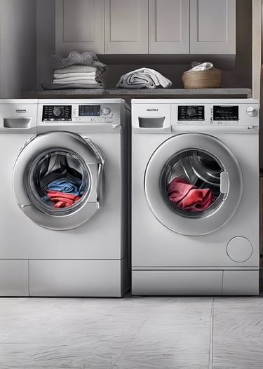 Picture of a washing machine for a company specializing in maintenance and repair of washing machine