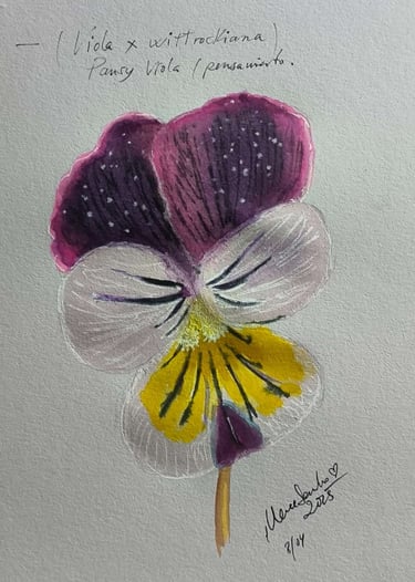 Lámina artística Din A4 – ilustración pintada a mano