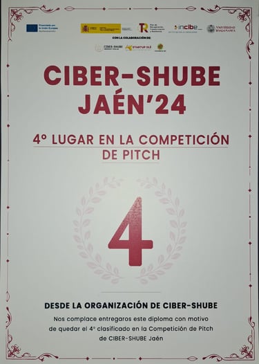 DIPLOMA 4 LUGAR CIBERSHUBE JAEN 2024 CIMUJER