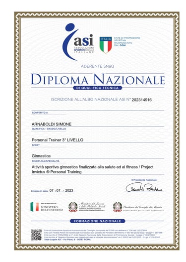 diploma nazionale asi 1