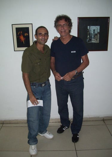 El Artista Pablo Sedres Ramos y su amigo Nazario Salazar