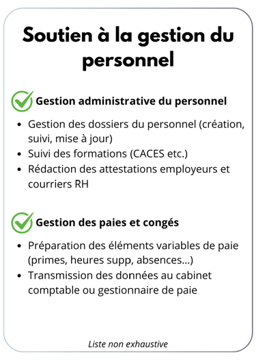 Gestion administrative du personnel, Gestion des paie et congés payés