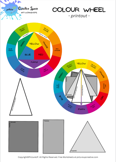 colour wheel print out