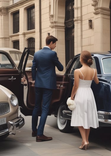 Close-up of a bronze-accented concierge desk with soft lighting and elegant details.