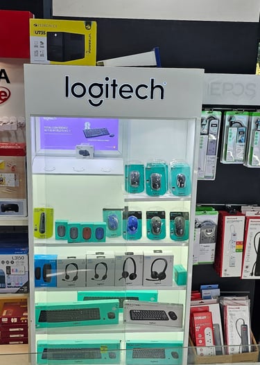 Logitech mouse, Logitech Headphones shop Purohit Computers in BDA Complex, HSR Layout 