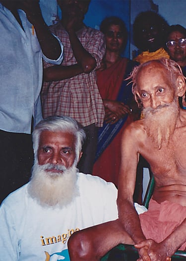 sri Amritananda and his guru