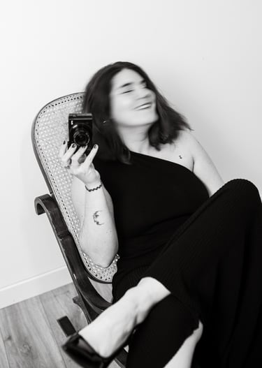 la photographe de mariage photographiée