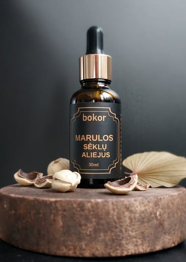 marula marulos aliejus plauku plaukams barzdos veido