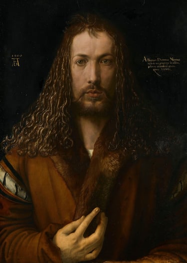 Self-Portrait, Albrecht Dürer, 1500, Alte Pinakothek, Munich