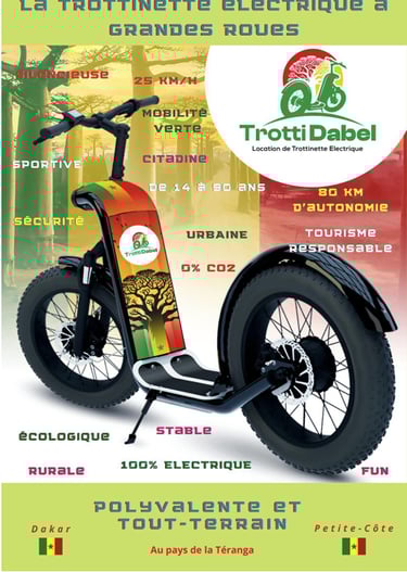 la trottinette électrique à grandes roues